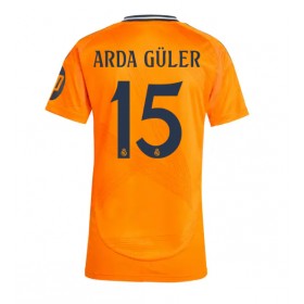 Real Madrid Arda Guler #15 Borte skjorte til dame 2024-25 Kortermet